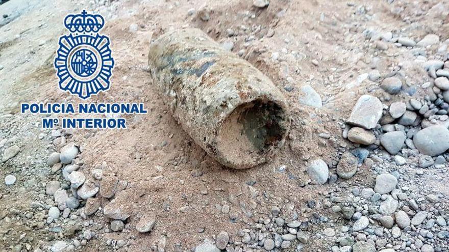 Neutralizada una bomba de la Guerra Civil localizada en unas obras en Huesca