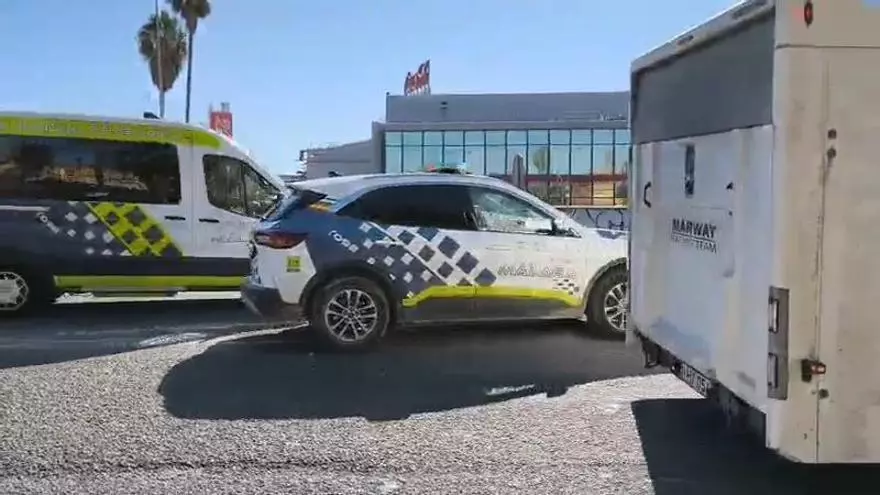 Atropellan a un turista en Málaga tras intentar cruzar por una zona indebida