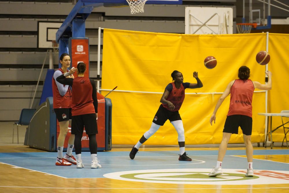 «Media Day» de l'Spar Citylift Girona abans de la Copa de la Reina