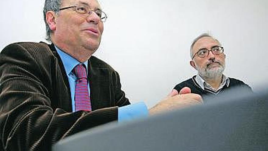 Antonio Cueto -izquierda- y Francisco Javier García Alonso.