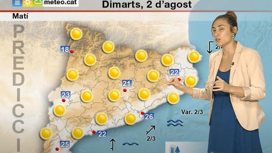 Sol i temperatures mínimes a l&#039;alça