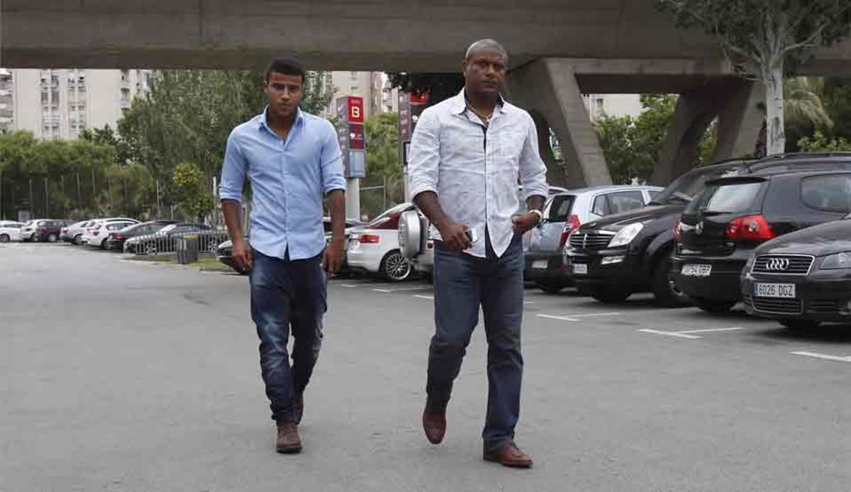 El padre de Rafinha, Mazinho, está en Valencia