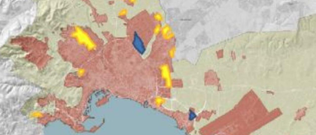 Mapa del PGOU de Palma del pasado 2020. |