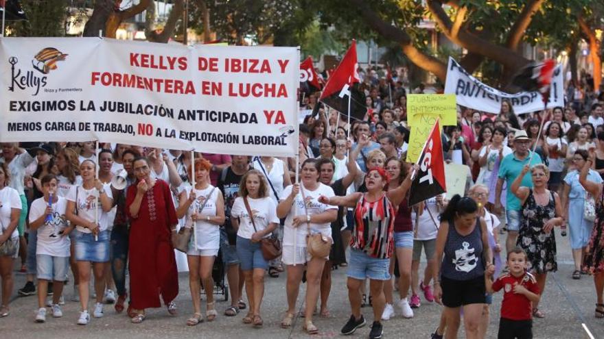 Imagen de la huelga de&#039; kellys&#039; en agosto