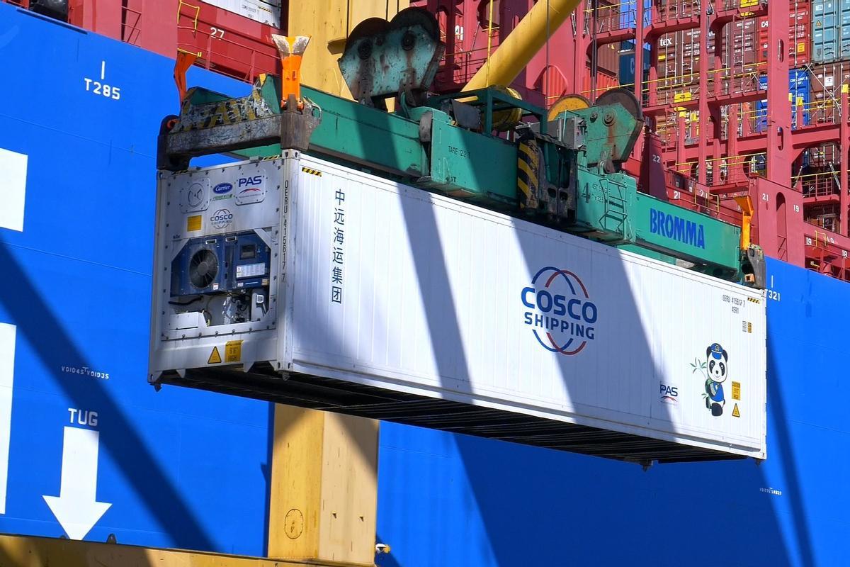 Los productos refrigerados son un sector clave para las numerosas empresas aragonesas que utilizan el puerto para transportar sus mercancías