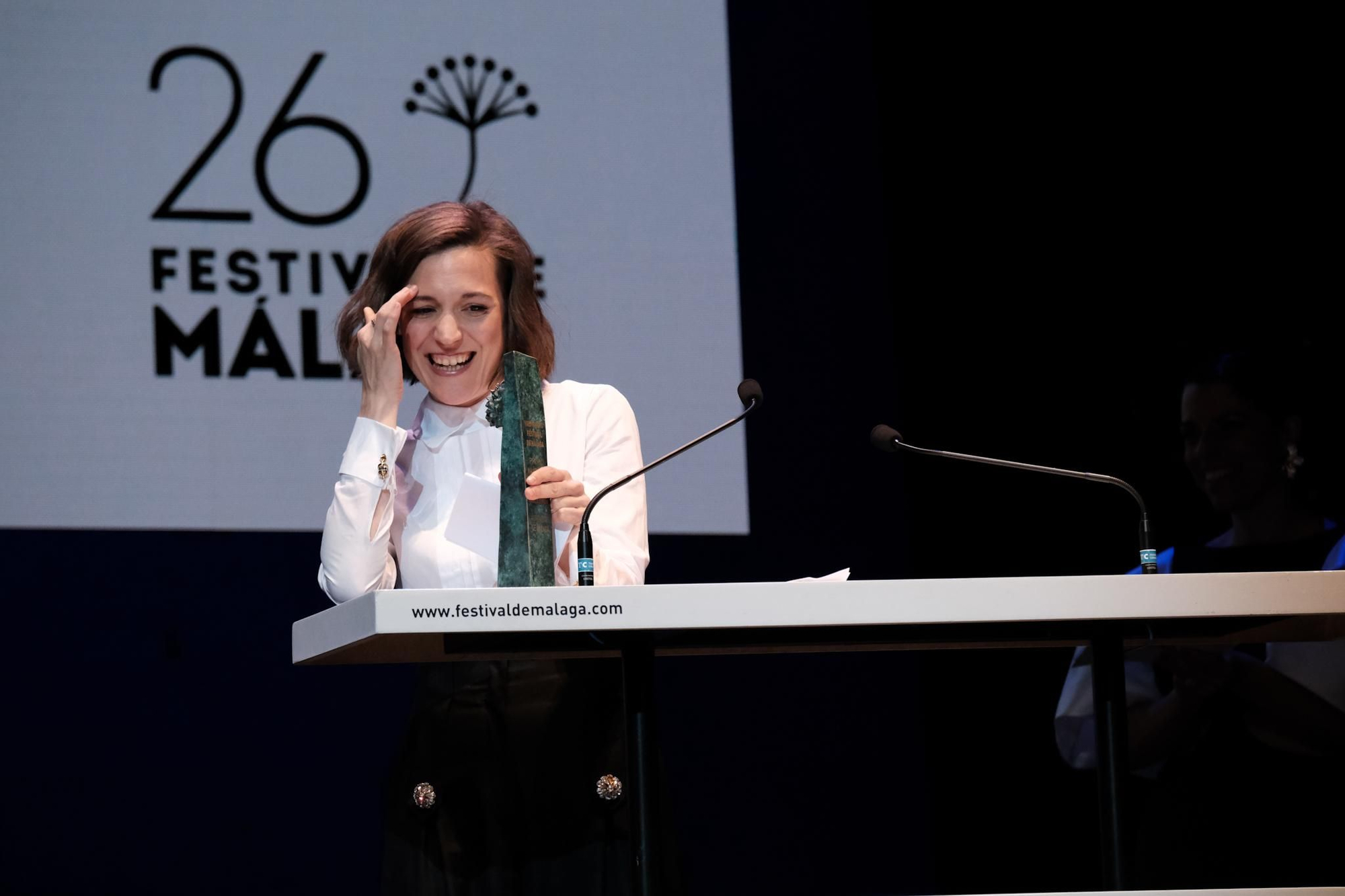 La directora Carla Simón recibió el Premio Málaga Talent-La Opinión de Málaga del Festival de Cine de Málaga 2023