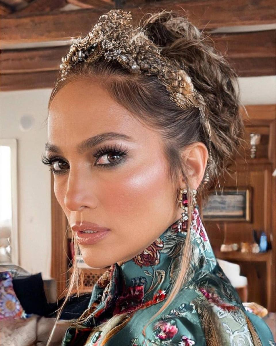 Jennifer López, una de las invitadas al desfile de Dolce &amp; Gabbana