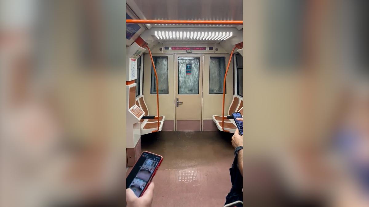 Caos al metro de madrid a causa de les fortes pluges