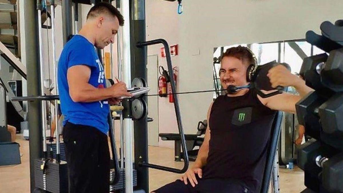 Jorge Lorenzo (Ducati), en una imagen reciente en su gimnasio.