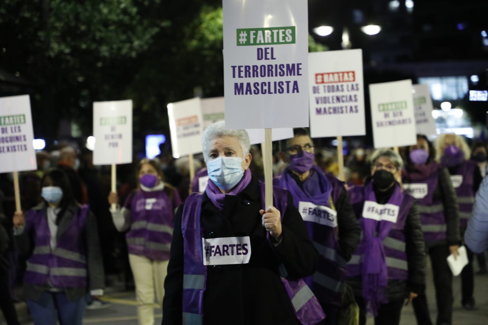 Manifestación 25N en València contra la violencia machista