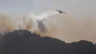 Así avanza el fuego visto desde el satélite: antes y después en un paraje de gran valor ambiental