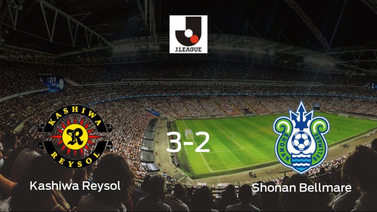 El Kashiwa Reysol suma tres puntos tras derrotar 3-2 al Shonan Bellmare