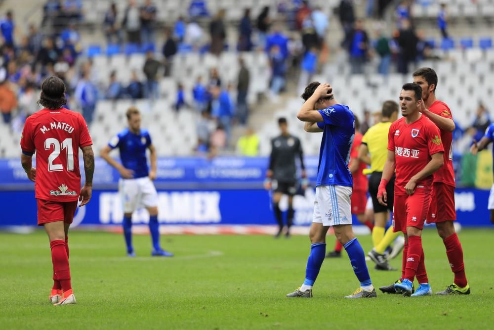 El partido del Oviedo ante el Numancia, en imágenes.