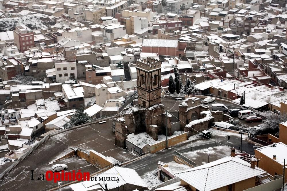 Gran nevada en Lorca