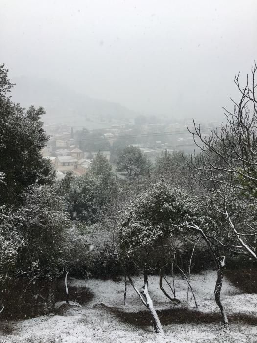 Nevada a Girona.