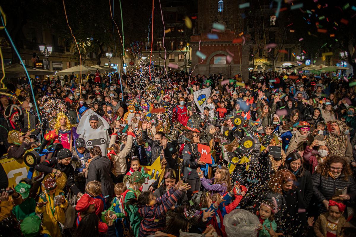 Carnaval del barrio de Gracia de Barcelona 2022