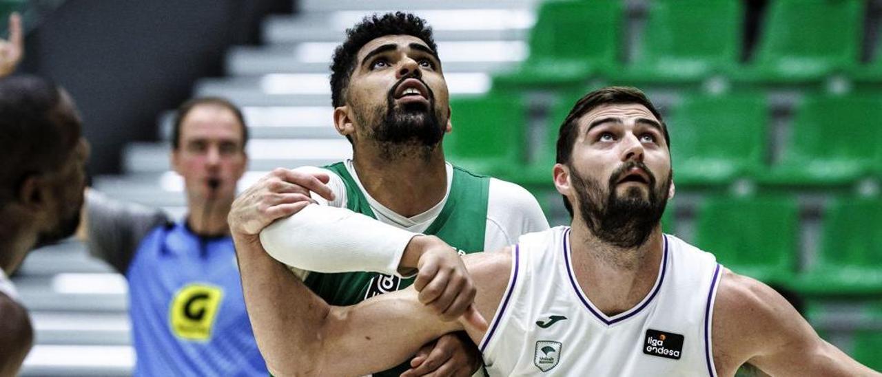 David Kravish, en el amistoso del Unicaja frente al Sporting de Portugal.