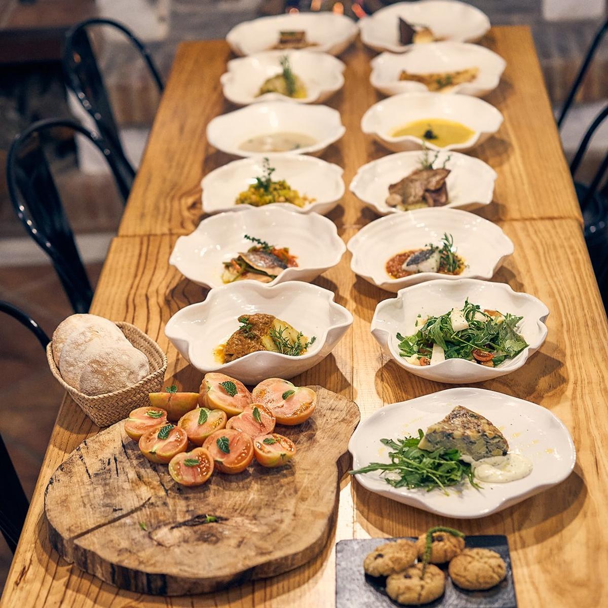 Gastronomía tradicional de Málaga del cocinero Miguel Herrera.