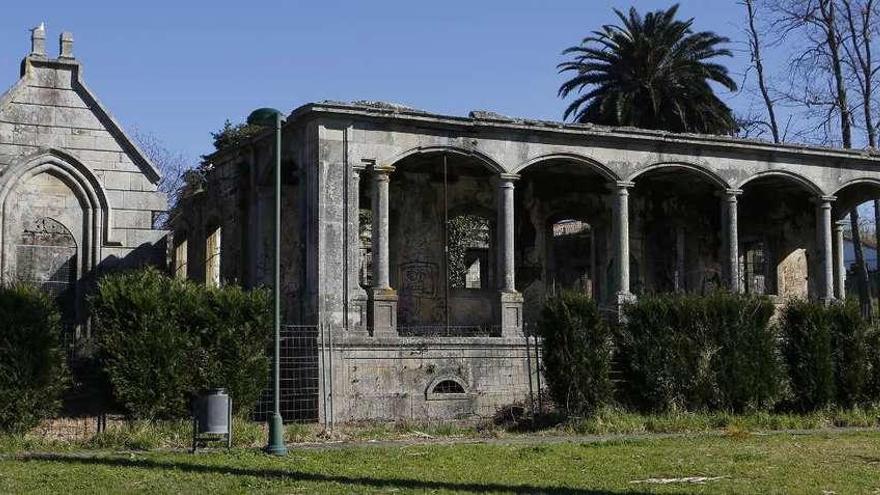 Vista general de Finca Solita, que restaurará el Concello tras recibir el permiso de Patrimonio. // R. Grobas