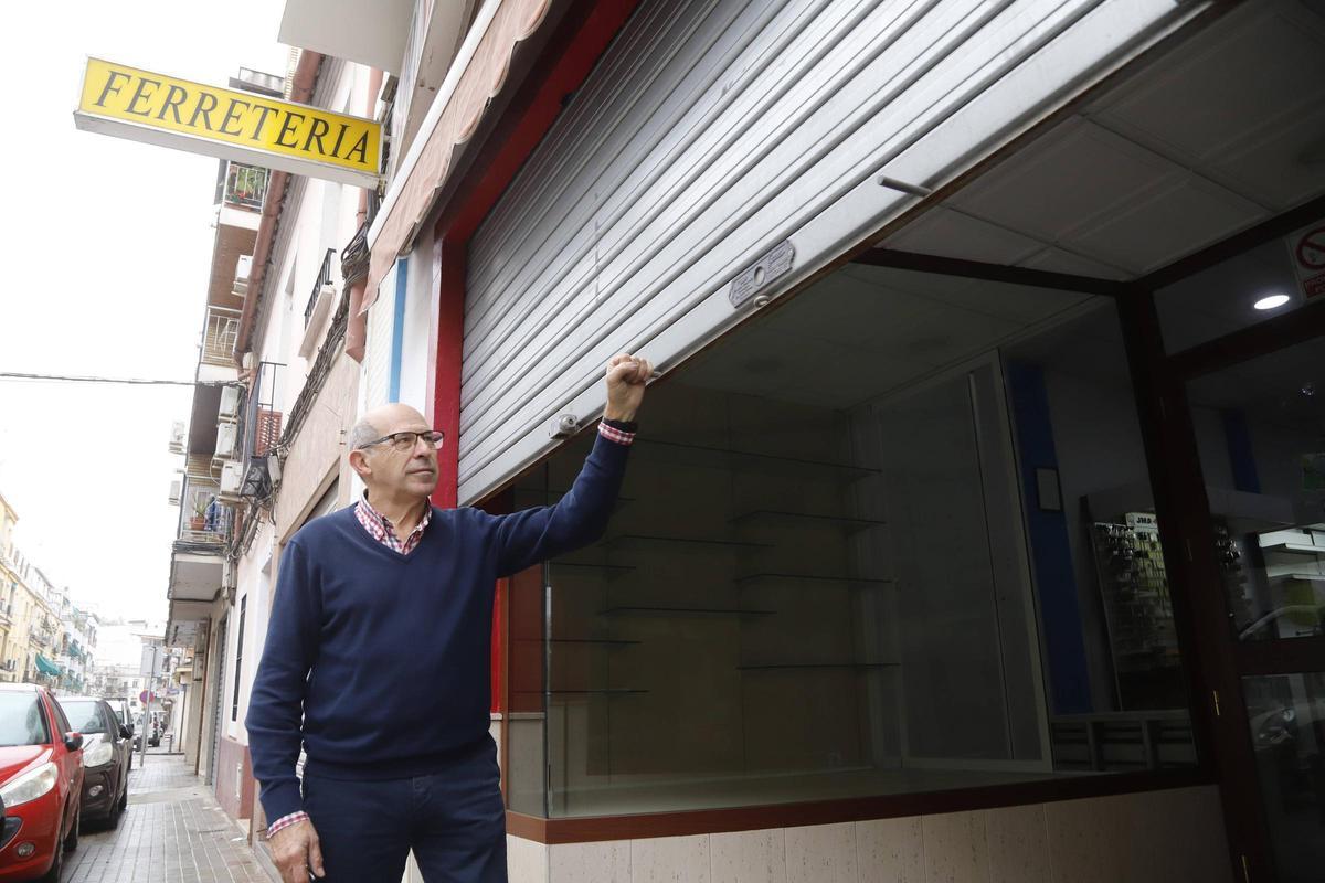 Francisco Ruiz, propietario de la Ferretería Moreno Ruiz de La Viñuela.