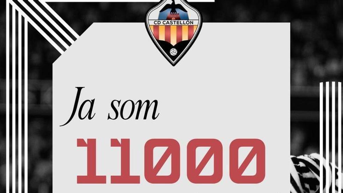 El CD Castellón supera los 11.000 abonados para la temporada 2026/27 y encara la recta final de las renovaciones.