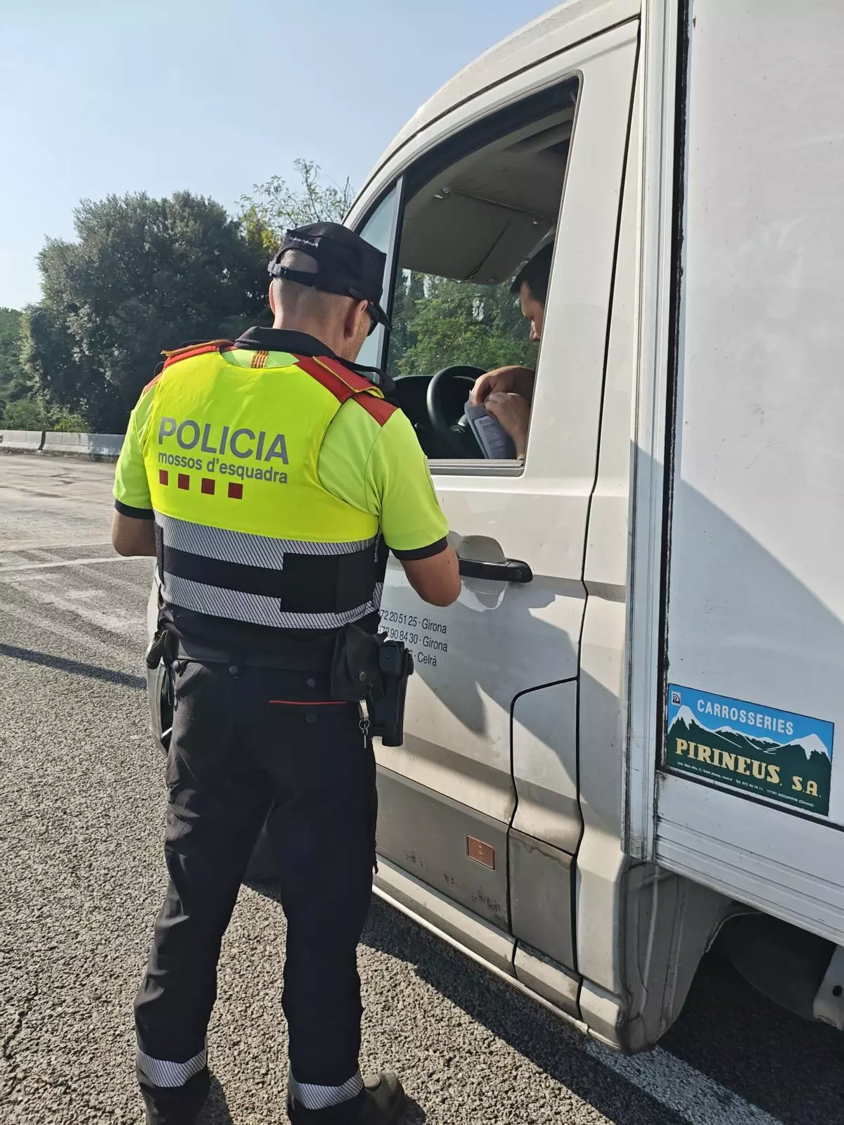 Arrenca una campanya de control de camions i furgonetes per reduir la sinistralitat a les comarques de Girona