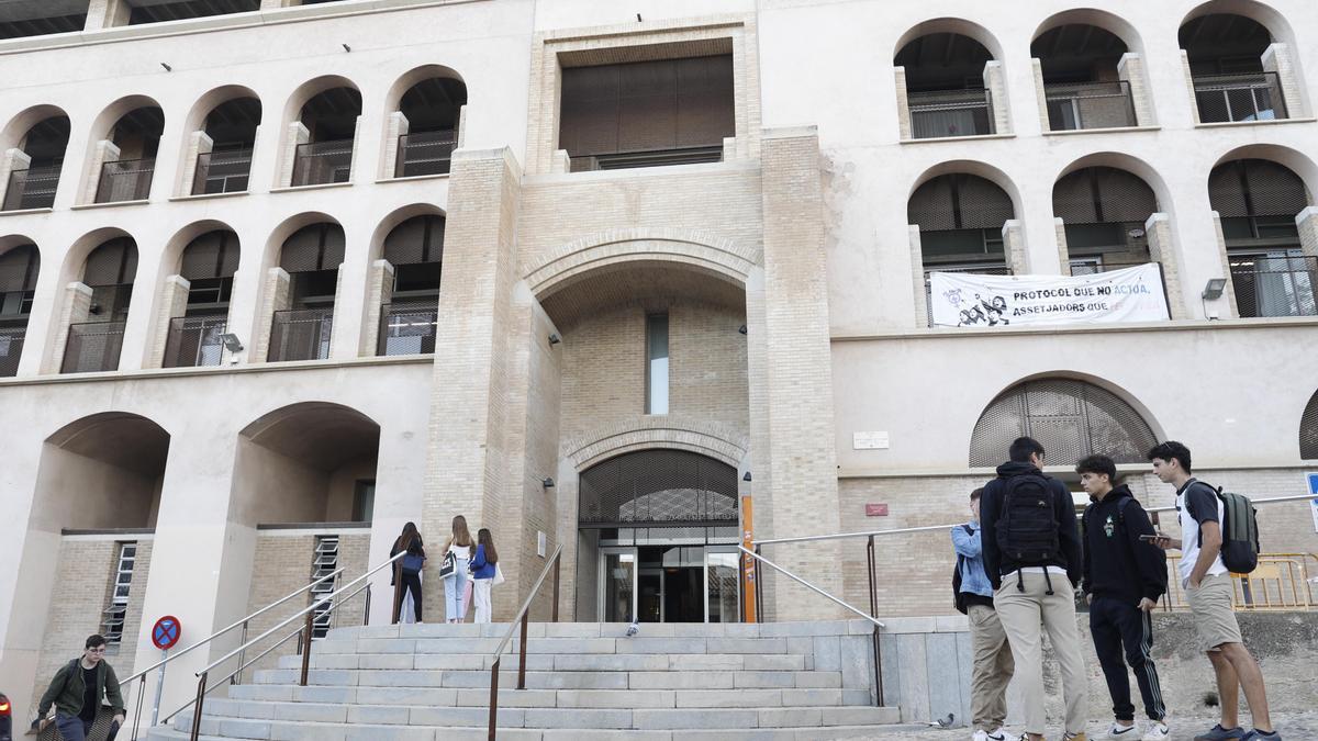 La facultat de lletres de la Universitat de Girona.