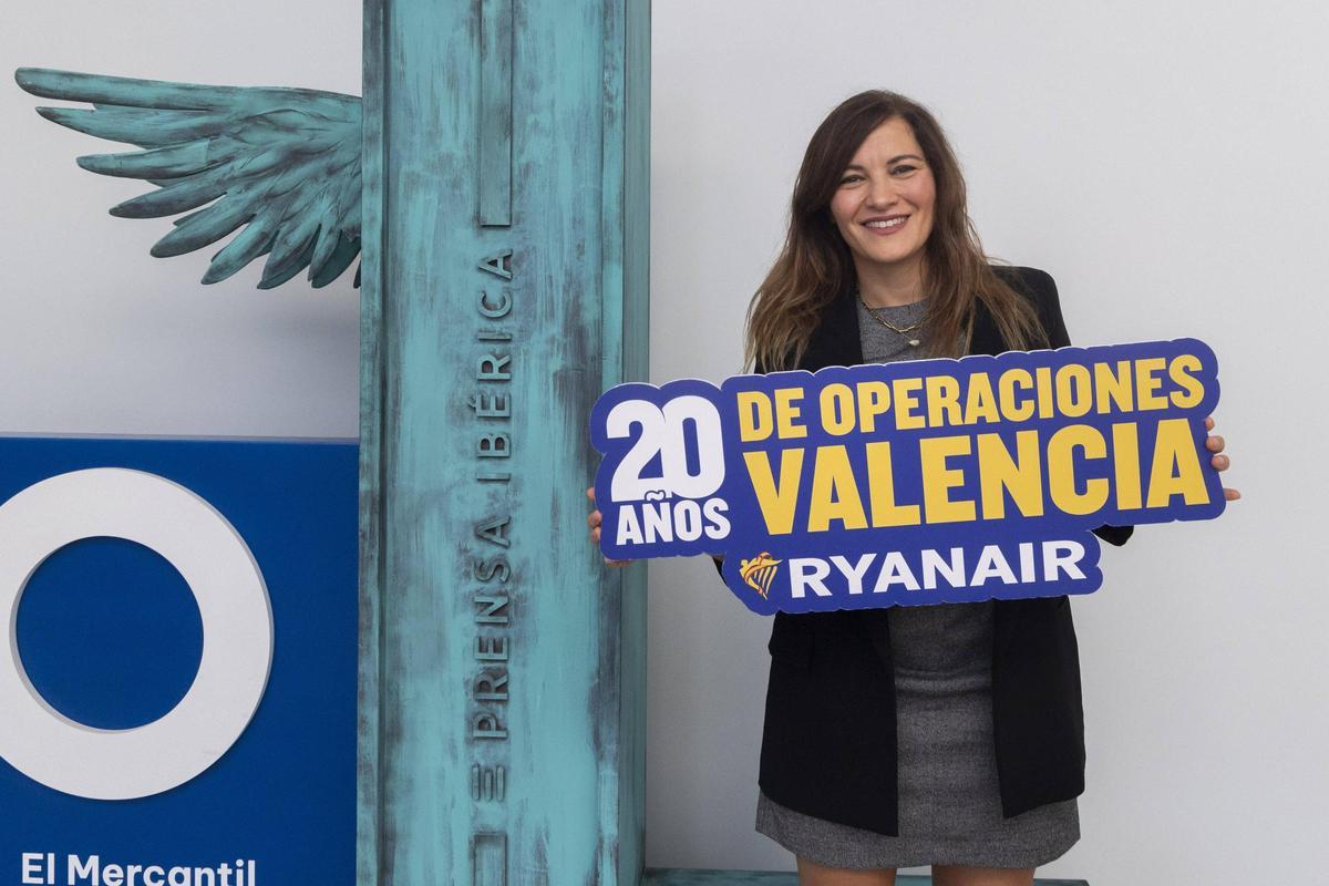 Elena Cabrera, durante su visita a Levante-EMV el pasado año.