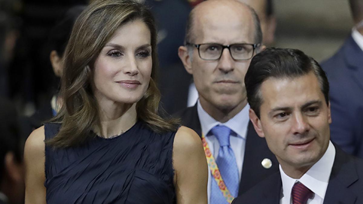 Letizia Ortiz durante su visita a México