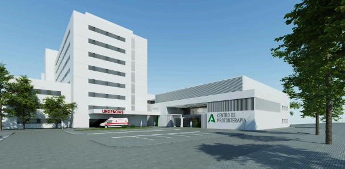 Infografía del futuro Centro de Protonterapia del Hospital Materno