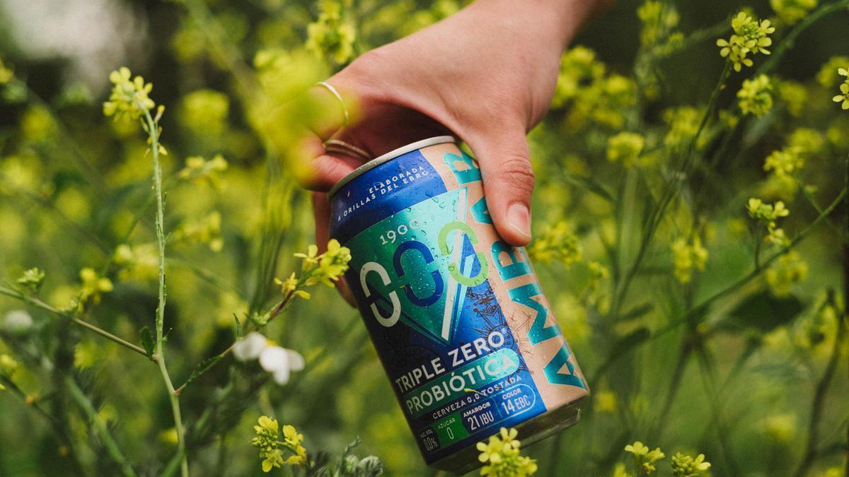 Ambar Triple Zero Probiótica es la primera cerveza 0,0 alcohol y con probióticos del mundo