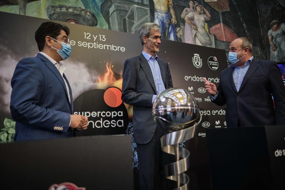 El Cabildo de Tenerife acogió la presentación y sorteo de la Supercopa Endesa 2020