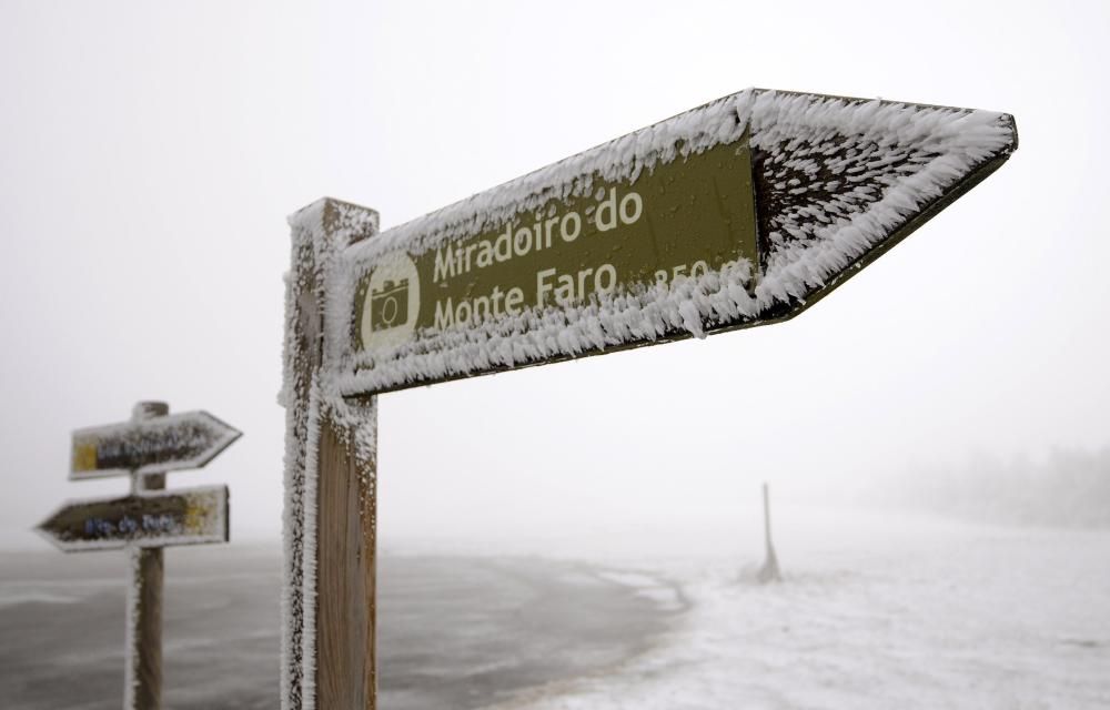 Un manto de nieve para recibir a la primavera