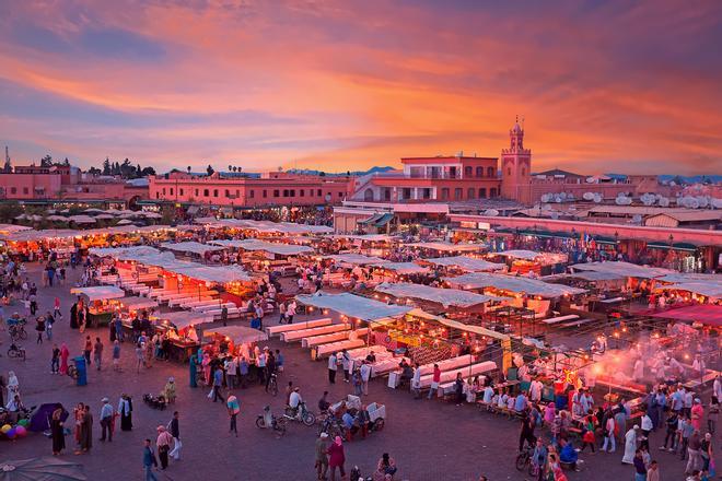 Marrakech, la 'Ciudad Roja' de Marruecos.