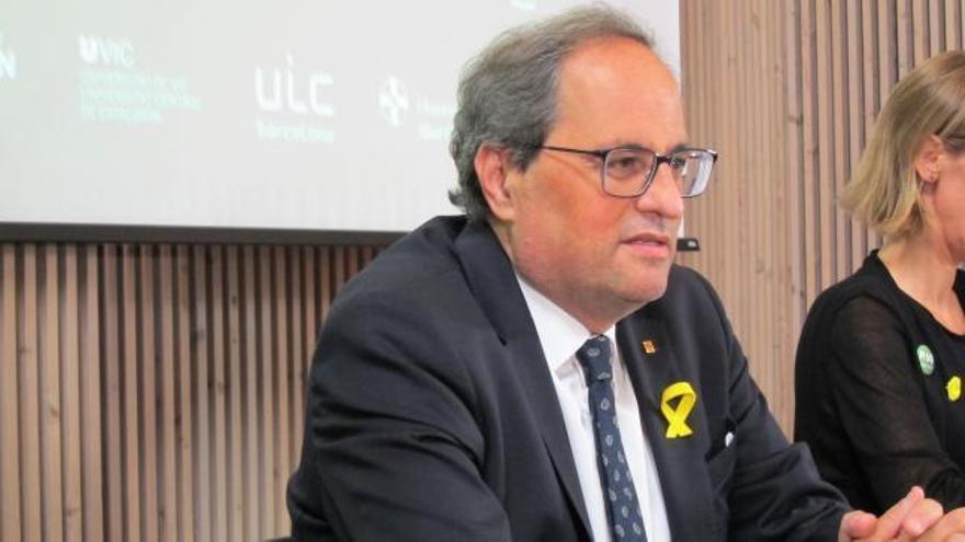 Torra hace un llamamiento al separatismo para que la Diada sea un éxito