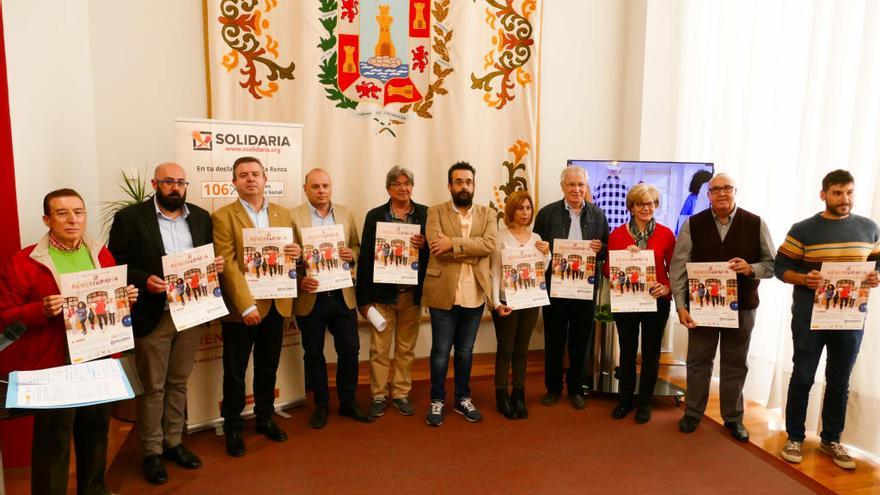 Presentación de la campaña ayer en el Palacio Consistorial.