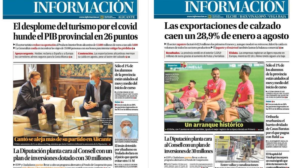 Portadas 20 de octubre