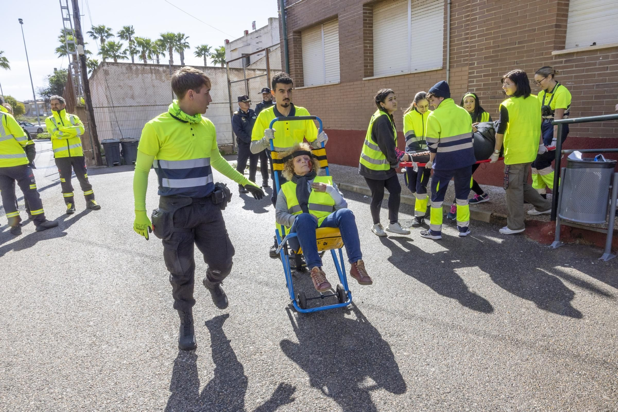 Así ha sido el simulacro de terremoto en Torrevieja coincidiendo con el aniversario del catastrófico seísmo de 1829