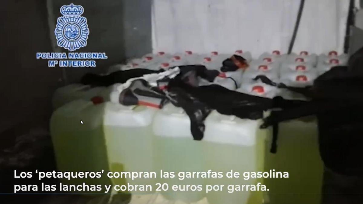 Imagen de una operación policial para capturar a los &#039;petaqueros&#039;.