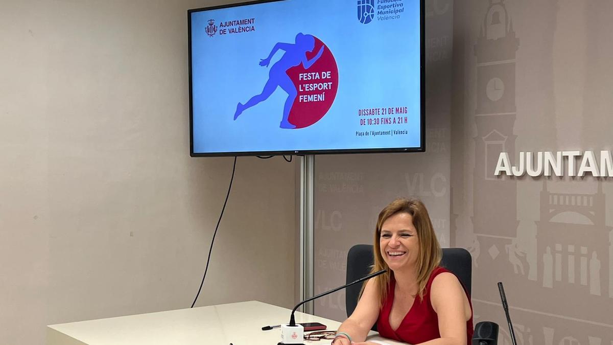 Pilar Bernabé presentó la Festa de l'Esport Femení