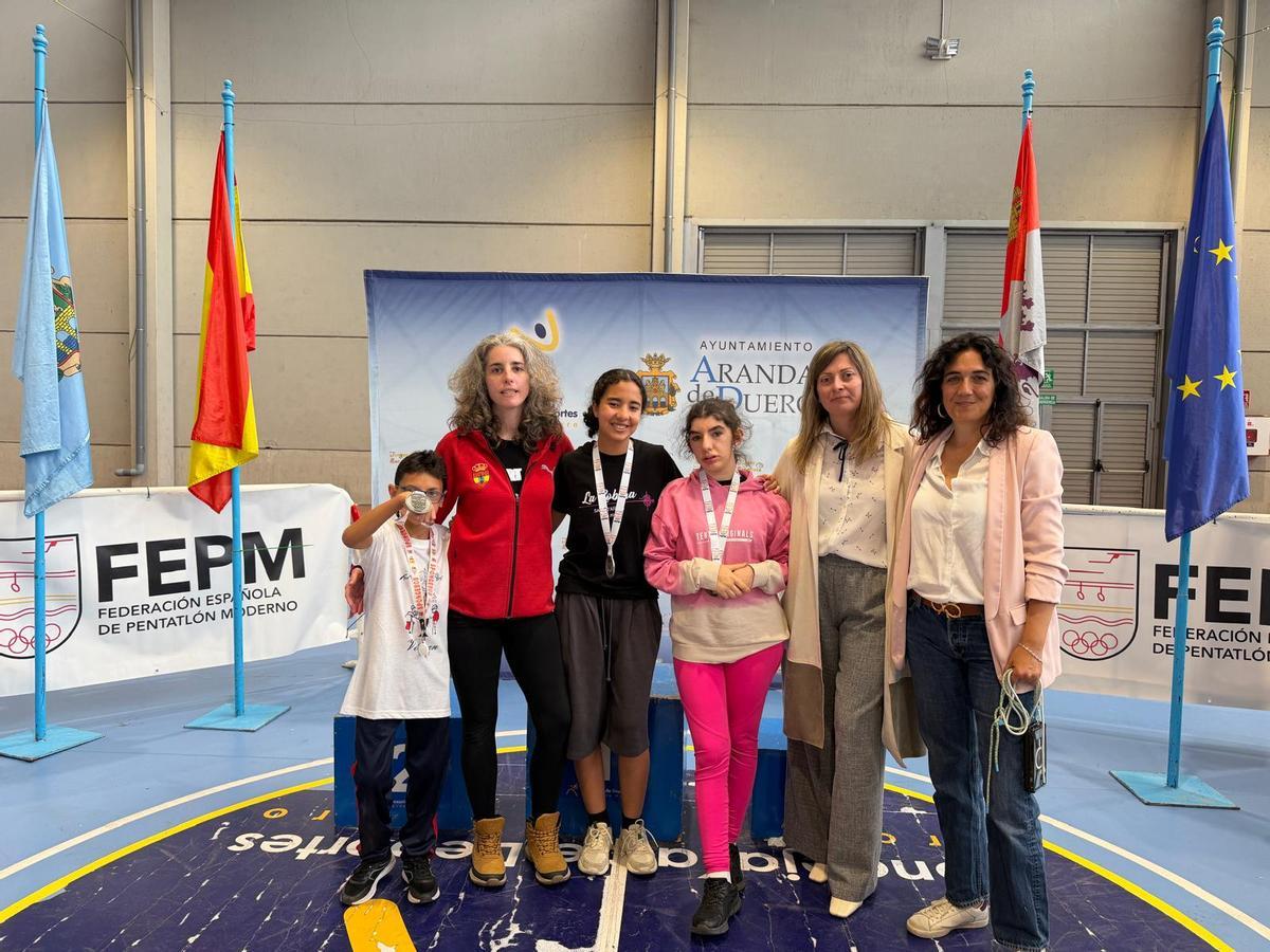 Éxito de la selección de l'Horta Sud de pentatlón moderno en el Campeonato de España.