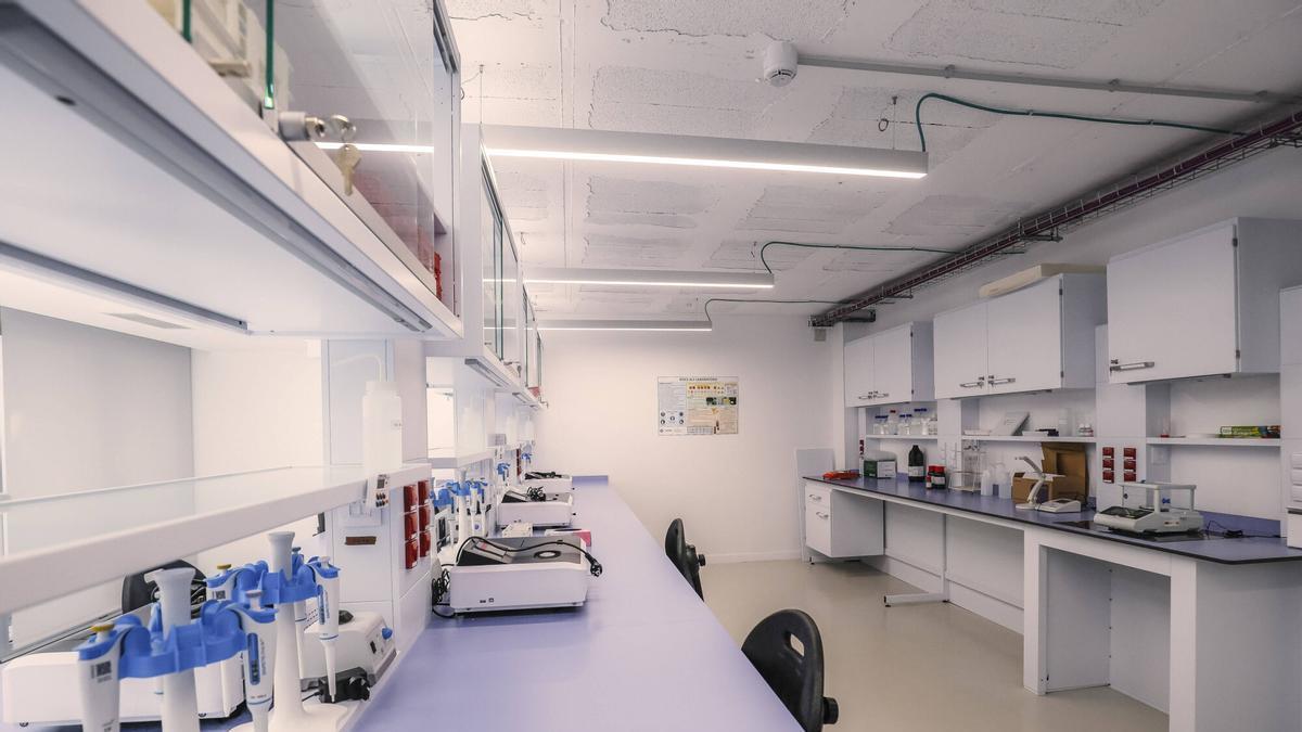 Un espacio de investigación científica.