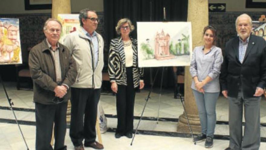 Cristina Castilla gana el premio de pintura rápida del Círculo