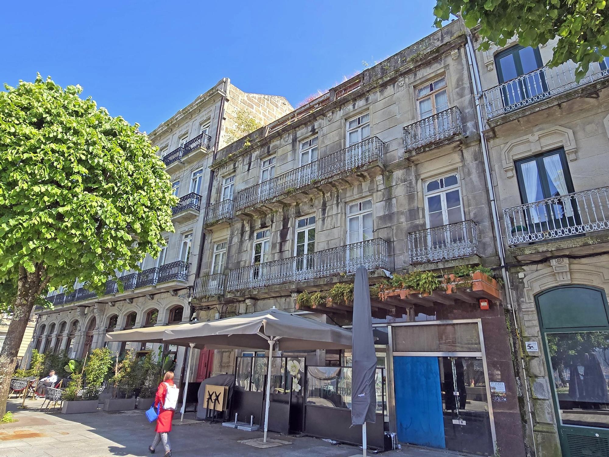 Aspecto actual del inmueble número 36 de la calle Montero Ríos