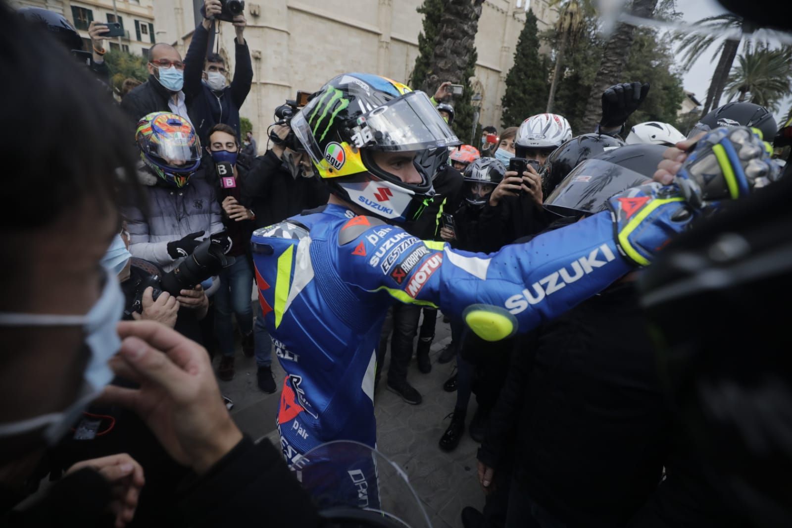 Joan Mir recibido en el Consolat de Mar