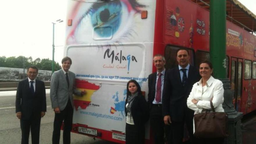 Málaga se promocionará en septiembre en los autobuses turísticos de Moscú