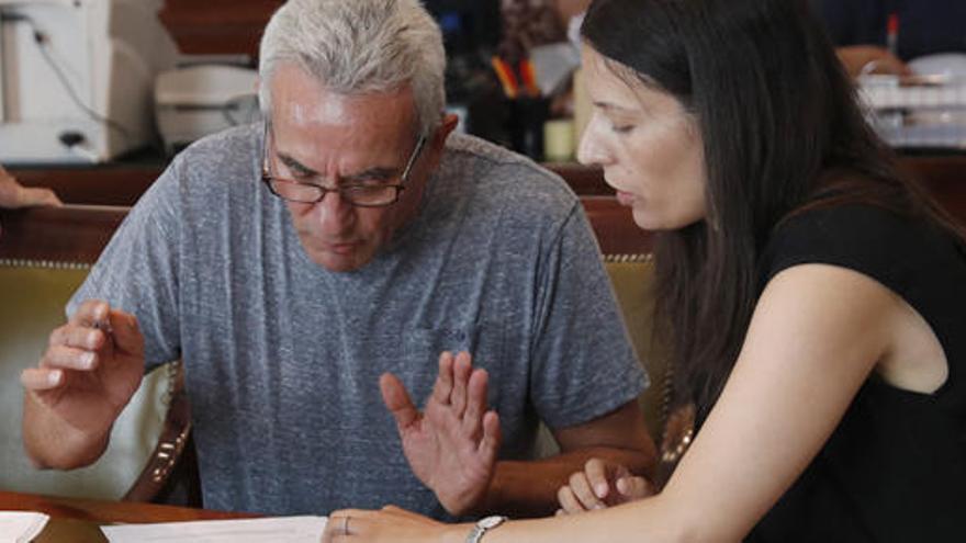 Cañamero ha firmado su acta como diputado en el Congreso.