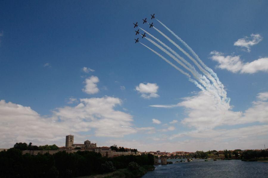 Ensayos de la Patrulla Águila en Zamora