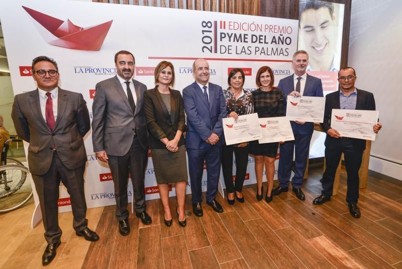 23/10/2018 LAS PALMAS DE GRAN CANARIA. Premio Pyme del año del banco Santander y La Provincia. FOTO: J. PÉREZ CURBELO  | 23/10/2018 | Fotógrafo: José Pérez Curbelo