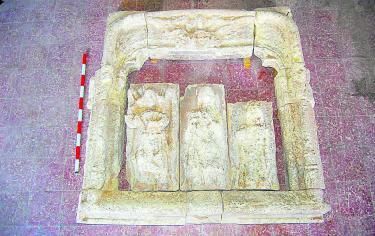 La capilla enterrada en el Museu d’Història.